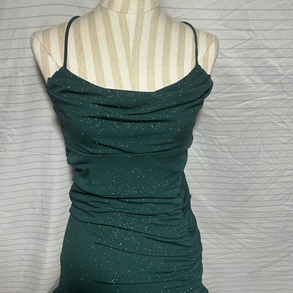 City Studio Sparkling Green Prom Dress - Picture 4 of 7